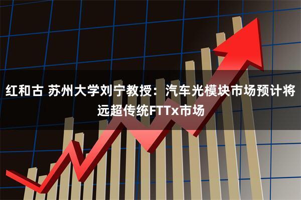 红和古 苏州大学刘宁教授：汽车光模块市场预计将远超传统FTTx市场